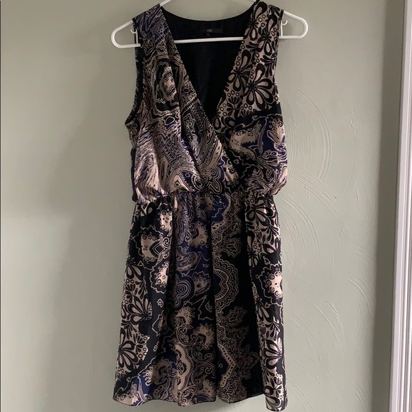 Tibi Faux Wrap Blouson Dress, Sz 2 - Picture 1 of 6